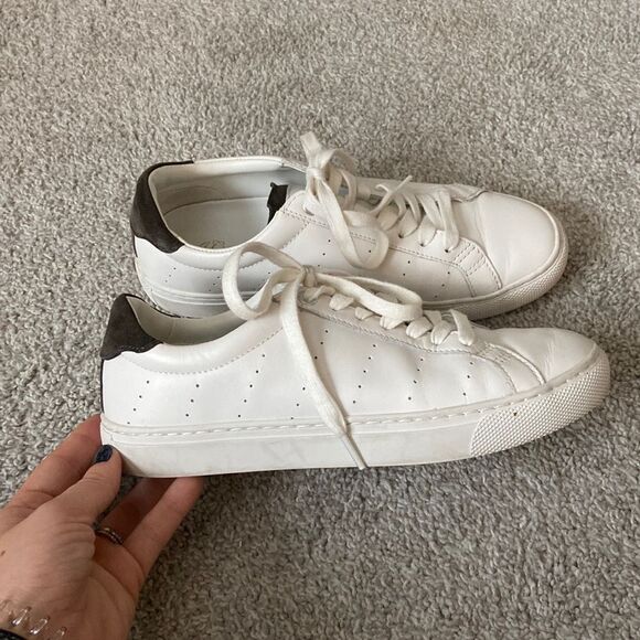 - J Crew Saturday sneakers with suede detail worn once size 7H - Picture 1 of 6